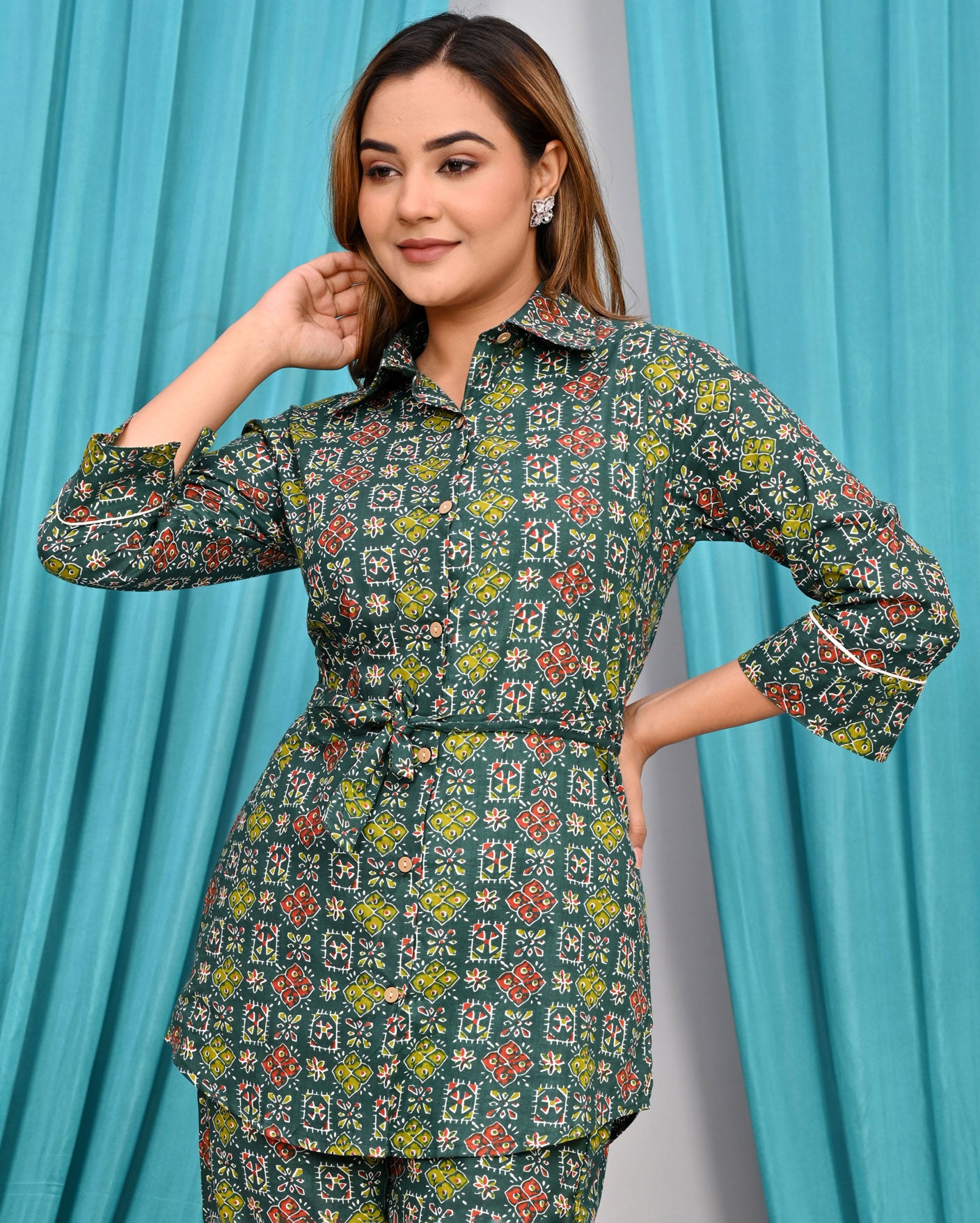 Cotton Printed CO-Ord Set